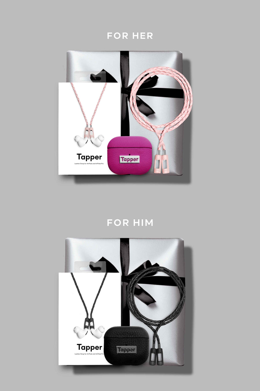 Grab the perfect gift for your loved ones at gettapper.com! The Tapper AirPods Chain is the ideal gift for all AirPods users, especially the ones that tend to misplace or lose their AirPods over and over again. Tapper - The Original Tech Jewelry for AirPods and iPhone