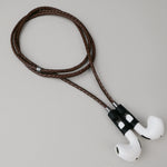 Tapper Lamb Leather AirPods Carrying Strap for All AirPods & AirPods Pro with magnetic lock, secure fit & luxurious hands-free design.
