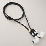 Tapper Lamb Leather AirPods Carrying Strap for All AirPods & AirPods Pro with magnetic lock, secure fit & luxurious hands-free design.