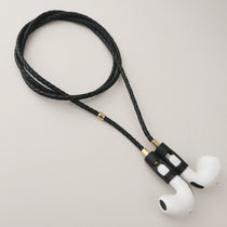 Tapper Lamb Leather AirPods Carrying Strap for All AirPods & AirPods Pro with magnetic lock, secure fit & luxurious hands-free design.