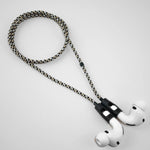 Never lose or misplace your AirPods again. Let the lightweight and durable Tapper Nylon AirPods Strap Necklace keep track of your AirPods and AirPods Pro by eliminating the need to hold them in your hands, drop them into your pockets, or risk losing them if they fall out of your ears. Comes with a built-in magnetic lock that snaps the AirPods around your neck, forming a sleek necklace and making them easily accessible. AirPods Strap compatible with Apple AirPods & AirPod Pro (1st, 2nd, 3rd, 4th generation)