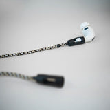 Never lose or misplace your AirPods again. Let the lightweight and durable Tapper Nylon AirPods Strap Necklace keep track of your AirPods and AirPods Pro by eliminating the need to hold them in your hands, drop them into your pockets, or risk losing them if they fall out of your ears. Comes with a built-in magnetic lock that snaps the AirPods around your neck, forming a sleek necklace and making them easily accessible. AirPods Strap compatible with Apple AirPods & AirPod Pro (1st, 2nd, 3rd, 4th generation)