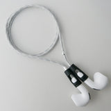 Never lose or misplace your AirPods again. Let the lightweight and durable Tapper Nylon AirPods Strap Necklace keep track of your AirPods and AirPods Pro by eliminating the need to hold them in your hands, drop them into your pockets, or risk losing them if they fall out of your ears. Comes with a built-in magnetic lock that snaps the AirPods around your neck, forming a sleek necklace and making them easily accessible. AirPods Strap compatible with Apple AirPods & AirPod Pro (1st, 2nd, 3rd, 4th generation)