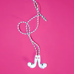 Never lose or misplace your AirPods again. Let the lightweight and durable Tapper Nylon AirPods Strap Necklace keep track of your AirPods and AirPods Pro by eliminating the need to hold them in your hands, drop them into your pockets, or risk losing them if they fall out of your ears. Comes with a built-in magnetic lock that snaps the AirPods around your neck, forming a sleek necklace and making them easily accessible. AirPods Strap compatible with Apple AirPods & AirPod Pro (1st, 2nd, 3rd, 4th generation)