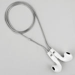 Tapper's real 925 silver plated original tech jewelry foxtail chain protects your AirPods. The luxurious, elevated and accessible necklace plated in precious metals steps up your AirPod jewellery game. Worried about losing your AirPods? Magnetic lock for convenient and hassle-free safekeeping around the neck. The next must-have AirPods accessory crafted for ultimate luxury. Compatible with all generations of Apple AirPods and AirPods Pro. Designed in Sweden by Tapper. Free Express Shipping at gettapper.com
