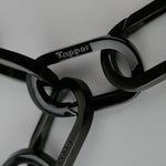 Tapper's Adjustable Phone Carabiner Wristlet Strap is an elevated metal phone wrist chain plated in black, designed to complement your phone case and your jewellery. Combine style with function by securing your phone to your wrist, belt loop or bag, protecting it from drops and falls as well as keeping it safe from pickpocketing. When not in use as a phone chain, adjust the carabiner links and use it as a bracelet or necklace instead. Compatible with all phone cases (iPhone, Samsung, Xiaomi, Oppo,Vivo