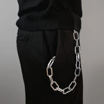 Tapper's Adjustable Phone Carabiner Wristlet Strap is an elevated metal phone wrist chain colored in Silver, designed to complement your phone case and your jewellery. Combine style with function by securing your phone to your wrist, belt loop or bag, protecting it from drops and falls as well as keeping it safe from pickpocketing. When not in use as a phone chain, adjust the carabiner links and use it as a bracelet or necklace instead. Compatible with all phone cases (iPhone, Samsung, Xiaomi, Oppo,Vivo