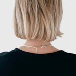Protect, elevate and keep track of your eyewear with this 925 Silver plated eyewear, eyeglasses and sunglasses chain from Tapper, ensuring elegant and convenient safekeeping around your neck. When not in use as an eyewear chain, detach the silicone holders from the lobster clasps and use it as a necklace, bracelet or pair it with another set of chains as body jewelry / jewellery. Designed in Sweden.