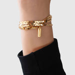 Protect, elevate and keep track of your eyewear with this 18K Gold plated eyewear, eyeglasses and sunglasses chain from Tapper, ensuring elegant and convenient safekeeping around your neck. When not in use as an eyewear chain, detach the silicone holders from the lobster clasps and use it as a necklace, bracelet or pair it with another set of chains as body jewelry / jewellery. Designed in Sweden.