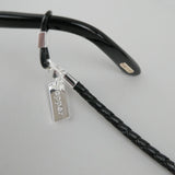 Luxury Lamb Leather & 925 Silver Eye Glasses Strap – Keep your sunglasses or eyeglasses secure in style with this finely crafted leather strap. Designed in Sweden for elegance and versatility.