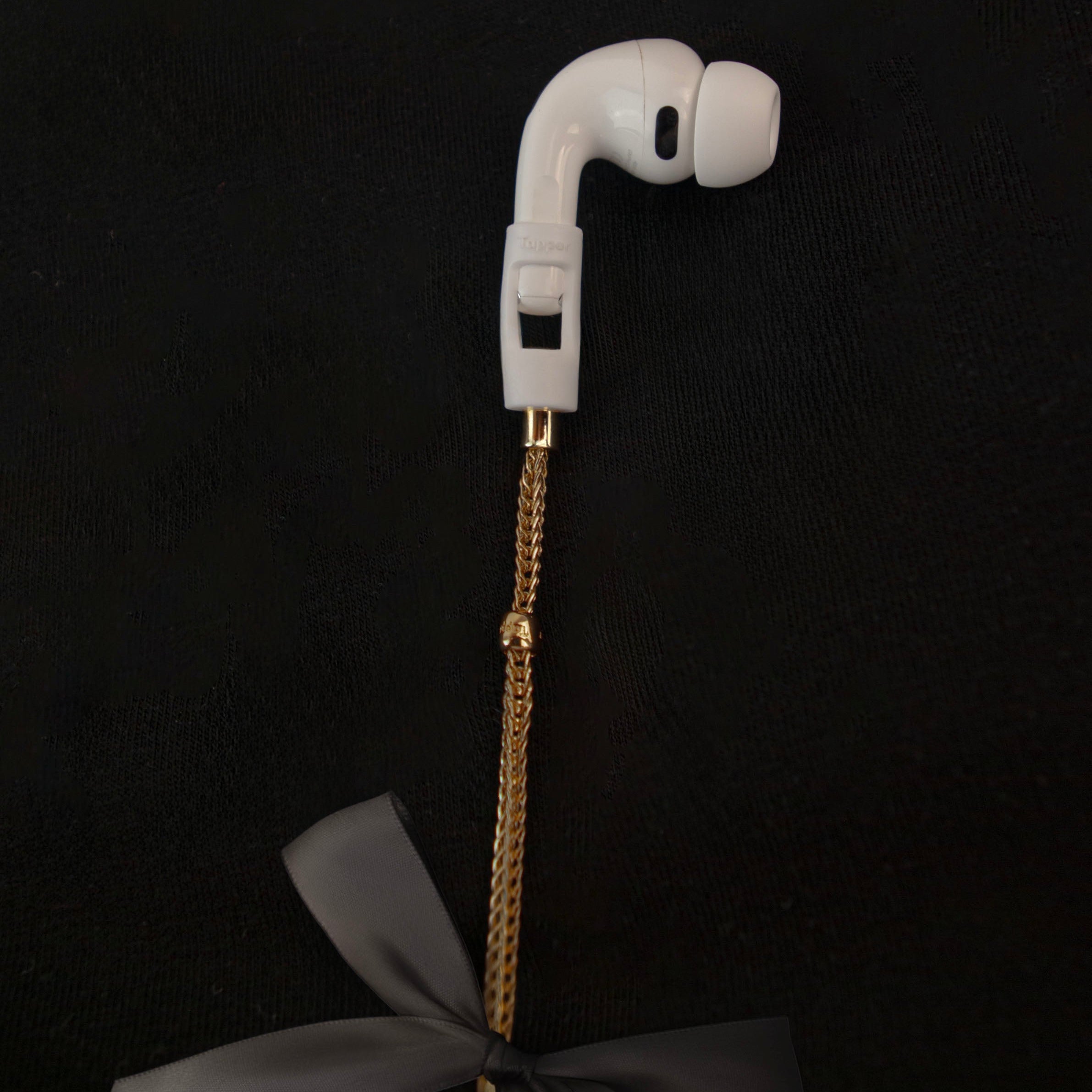 Tapper Adjustable Nylon Crossbody & Neck Phone Strap with silver details—luxury, secure & stylish phone accessory for all phone cases.