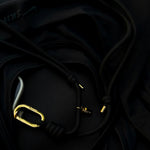 Black and gold phone crossbody strap for all phones