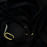 Black and gold phone crossbody strap for all phones