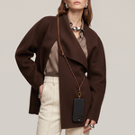 Tapper Adjustable Nylon Crossbody & Neck Phone Strap with 18k gold details—luxury, secure & stylish phone accessory for all phone cases.