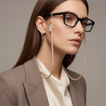 Luxury Lamb Leather & 925 Silver Eye Glasses Strap – Keep your sunglasses or eyeglasses secure in style with this finely crafted leather strap. Designed in Sweden for elegance and versatility.