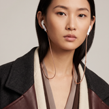 Tapper's real 18K rose gold plated original tech jewelry mesh chain protects your AirPods. The luxurious, elevated and accessible necklace plated in precious metals steps up your AirPod jewellery game. Worried about losing your AirPods? Magnetic lock for convenient and hassle-free safekeeping around the neck. The next must-have AirPods accessory crafted for ultimate luxury. Compatible with all generations of Apple AirPods and AirPods Pro. Designed in Sweden by Tapper. Free Express Shipping at gettapper.com