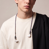 Tapper's real oil plated original tech jewelry mesh chain protects your AirPods. The luxurious, elevated and accessible necklace plated in precious metals steps up your AirPod jewellery game. Worried about losing your AirPods? Magnetic lock for convenient and hassle-free safekeeping around the neck. The next must-have AirPods accessory crafted for ultimate luxury. Compatible with all generations of Apple AirPods and AirPods Pro. Designed in Sweden by Tapper. Free Express Shipping at gettapper.com