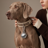 Silver Metal Plated AirTag Holder & Case – Luxurious and Secure – A refined metal carabiner case designed to elegantly secure your AirTag to keys, bags, luggage, and more. Crafted by Tapper in Sweden.