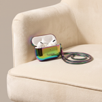 Tapper's Oil Gradient plated original metal neck case jewelry protects your Apple AirPods Pro. Luxurious, elevated & accessible AirPods Pro jewellery plated in precious metals. Worried about losing your AirPods Pro? Detachable snake chain and carabiner for convenient and hassle-free safekeeping around your neck. The next must-have AirPods Pro accessory crafted for ultimate luxury. Compatible with AirPods Pro. Designed in Sweden by Tapper. Free Express Shipping at gettapper.com
