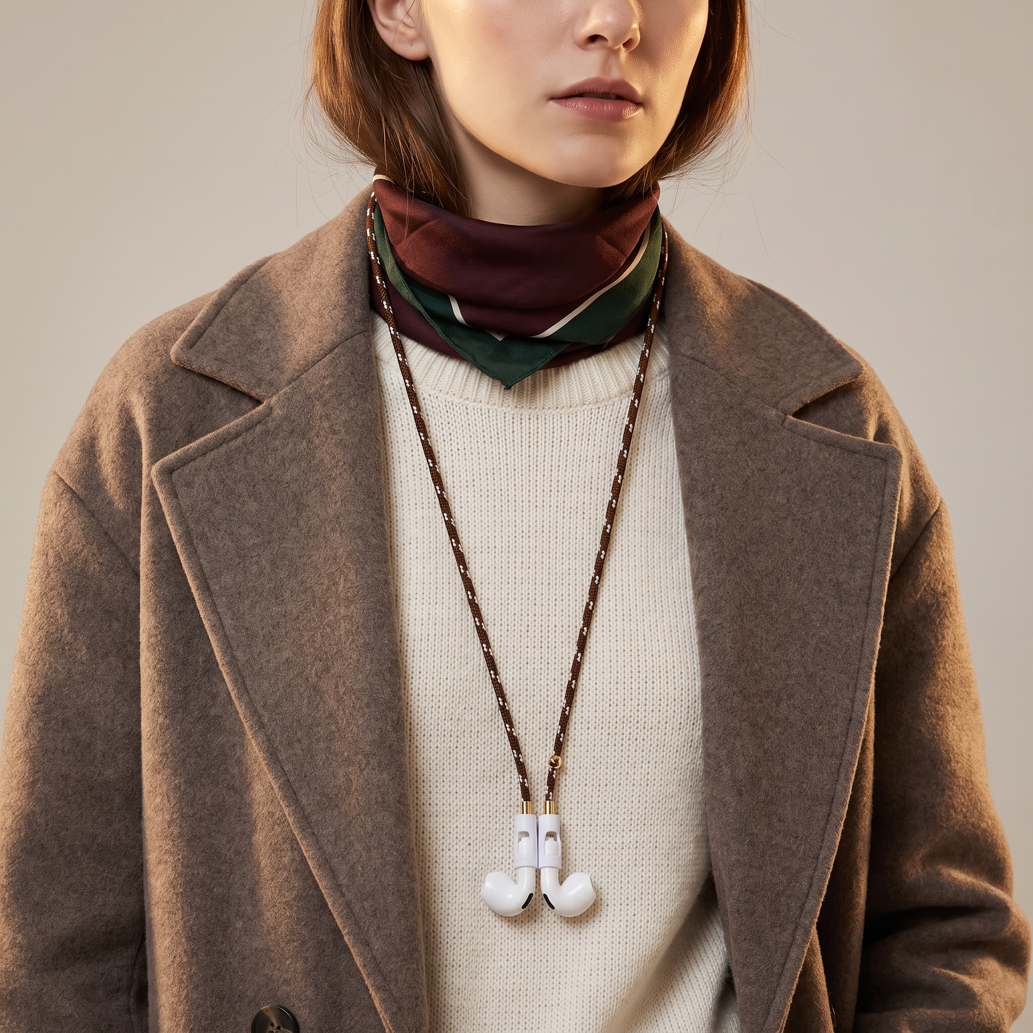 Never lose or misplace your AirPods again. Let the lightweight and durable Tapper Nylon AirPods Strap Necklace keep track of your AirPods and AirPods Pro by eliminating the need to hold them in your hands, drop them into your pockets, or risk losing them if they fall out of your ears. Comes with a built-in magnetic lock that snaps the AirPods around your neck, forming a sleek necklace and making them easily accessible. AirPods Strap compatible with Apple AirPods & AirPod Pro (1st, 2nd, 3rd, 4th generation)