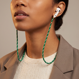 Never lose or misplace your AirPods again. Let the lightweight and durable Tapper Nylon AirPods Strap Necklace keep track of your AirPods and AirPods Pro by eliminating the need to hold them in your hands, drop them into your pockets, or risk losing them if they fall out of your ears. Comes with a built-in magnetic lock that snaps the AirPods around your neck, forming a sleek necklace and making them easily accessible. AirPods Strap compatible with Apple AirPods & AirPod Pro (1st, 2nd, 3rd, 4th generation)