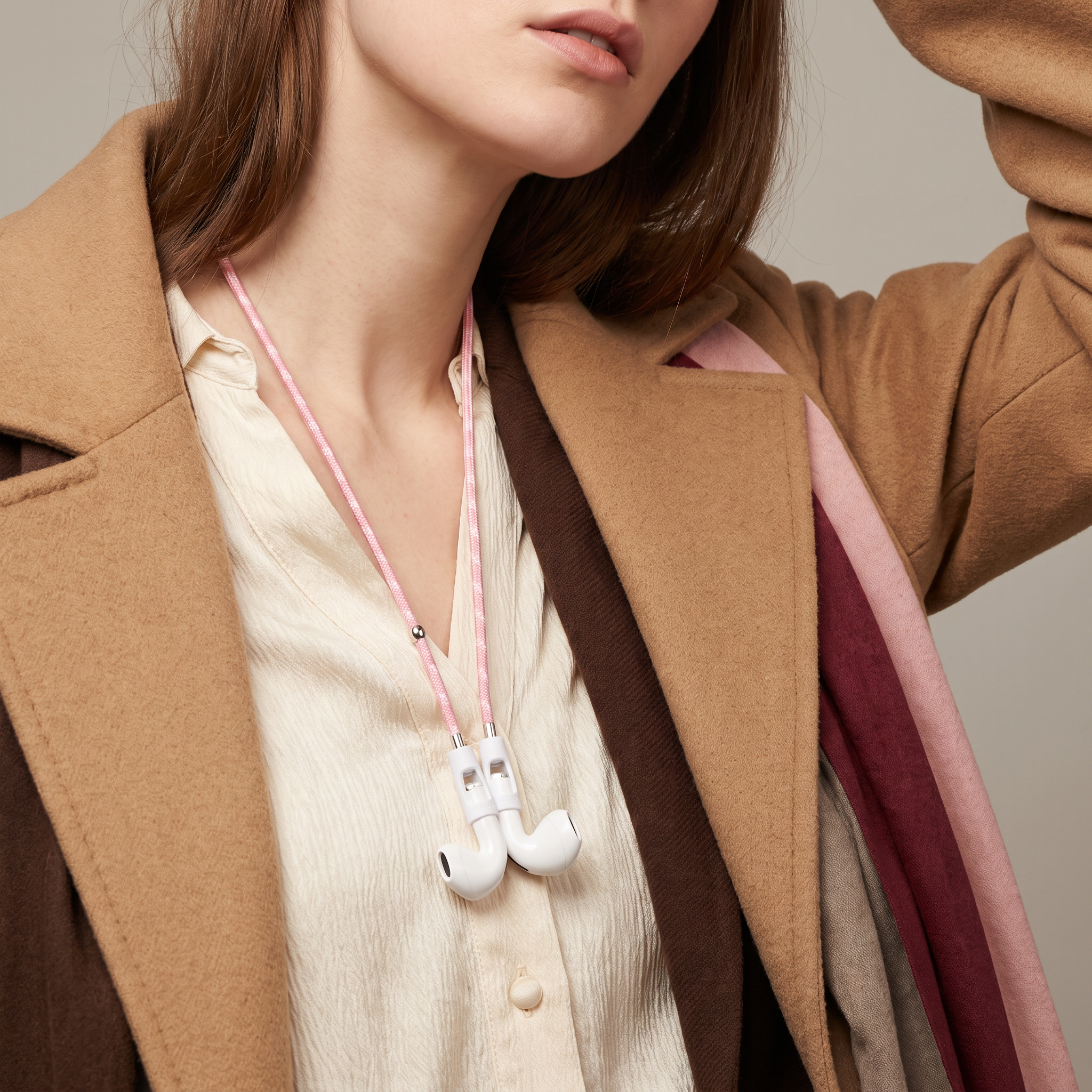 Never lose or misplace your AirPods again. Let the lightweight and durable Tapper Nylon AirPods Strap Necklace keep track of your AirPods and AirPods Pro by eliminating the need to hold them in your hands, drop them into your pockets, or risk losing them if they fall out of your ears. Comes with a built-in magnetic lock that snaps the AirPods around your neck, forming a sleek necklace and making them easily accessible. AirPods Strap compatible with Apple AirPods & AirPod Pro (1st, 2nd, 3rd, 4th generation)