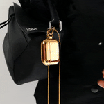 Tapper's real 18K gold plated original metal neck case jewelry protects your Apple AirPods Pro. Luxurious, elevated & accessible AirPods Pro jewellery plated in precious metals. Worried about losing your AirPods Pro? Detachable snake chain and carabiner for convenient and hassle-free safekeeping on your purse. The next must-have AirPods Pro accessory crafted for ultimate luxury. Compatible with AirPods Pro. Designed in Sweden by Tapper. Free Express Shipping at gettapper.com