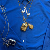 Refined 18K Gold Plated Metal Neck Case for AirPods Pro 1 & 2 perfect for hanging around your neck, on your purse or belt loop